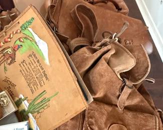 Lots of leather satchels and such