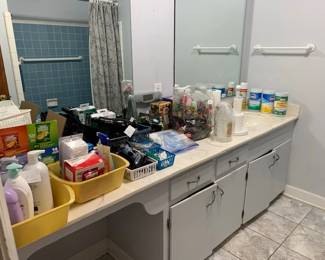 Always a hot item at estate sales - bathroom toiletries, vintage and new, cleaning supplies, and more to look through. Mark your calendar! 