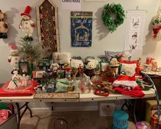 Christmas goods galore! From an avid Christmas collector. Too much to name, you have to see for yourself! 