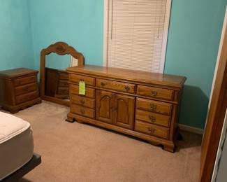 Furniture all around the estate sale is priced to move! Mattress, dressers, mirrors, side tables, end tables, couches, chairs, curio cabinets, dining chairs. If you are looking for furniture, we have it! Don't forget to bring muscle to help you move it!