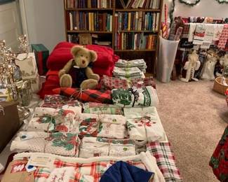 Stuffed animals, books and cookbooks, wrapping paper, tea towels, blankets, stockings, wall decor and table decor. So much to see your eyes won't believe it! Perfect for gifting and refreshing your decor for the upcoming holiday Christmas season. Holiday table settings; Christmas mantel decor; Rustic holiday. Christmas decorations have been used as part of the festive nature of the holiday (Christmas) and season (Christmastide) celebrating the Nativity of Jesus. These include angels, bells, candy canes, Christmas trees, doves, holly, nativity scenes, poinsettas, the Star of Bethlehem, and wreaths