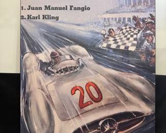Colorplat Print On Board, Mercedes Benz 1954 Grand Prix AF Frankrig