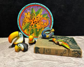 Ceramic Toucans And The Jungle Book
