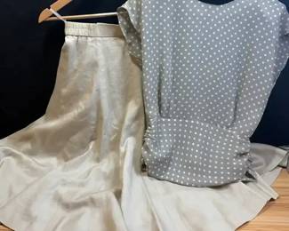 Vintage Dress Blouse Set