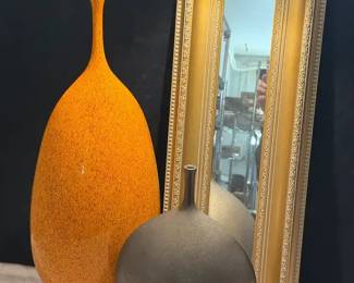 Bombay Co Mirror Crate Barrel Vases