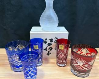 Edo Kiriko Drinking Glasses
