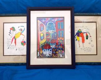 2 Signed Brian Andreas,Story People series,Joseph Lamanno Print