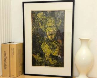 Jean Ove Insect Embroidery Lithograph