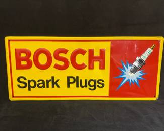 Bosch Spark Plugs Tin Sign