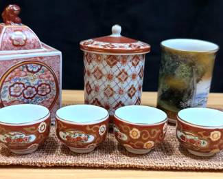 Japanese Porcelain Sake Cups Other Pieces