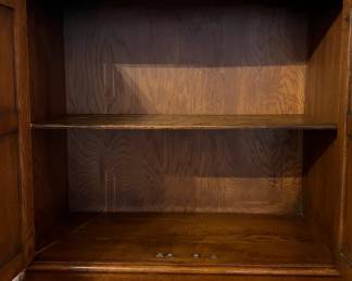 1920's Spanish Oak Dining Hutch