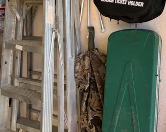 Ladders, Golf Seat, Rifle Case only
