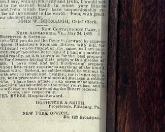 Article on General Grant came with Bedroom at time of purchase