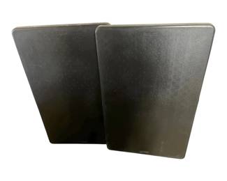 2 Triumph Black Folding Tables