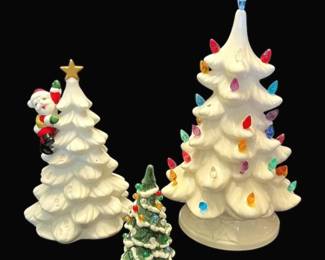 Vintage Holland Mold Ceramic Christmas Tree More
