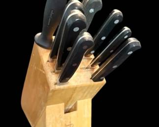 J.A. Henckels International Knife Set Block 