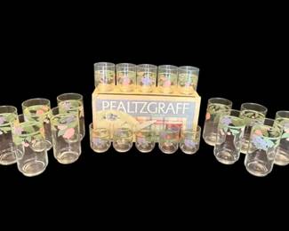 Pfaltzgraff Garden Party Drinking Glasses 