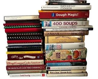 2 Stacks Of Vintage Cookbooks