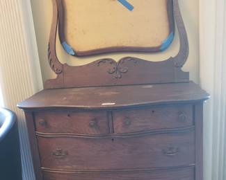 Matching dresser to full size tiger oak bed.