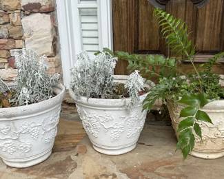 Three Potted Planters