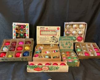 Shiny Brite Vintage Christmas Ornaments 