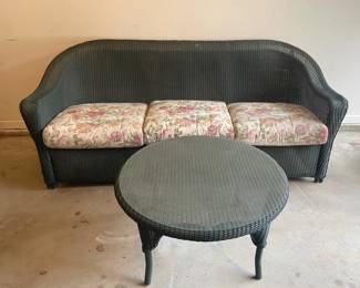 Green Outdoor Sofa 