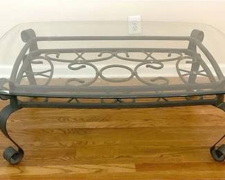 Glass Top Coffee Table 