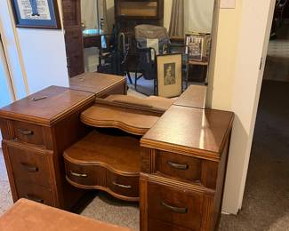 Vanity and bench