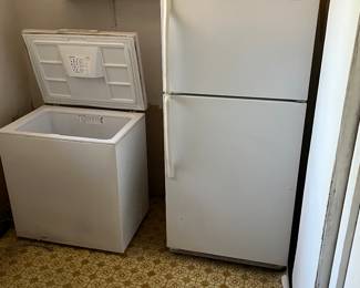 Refrigerator and freezer