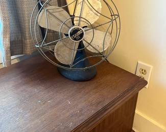 Cedar chest and Eskimo fan