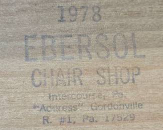 Vintage Ebersol Child Size Rocking Chair