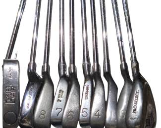 Assortment of irons