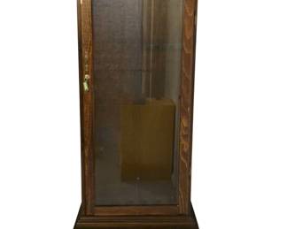 Vintage Gun Cabinet with Lock and Key