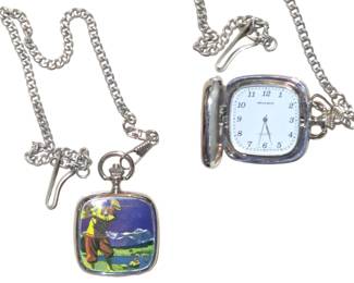 Vintage Milan Golf Pocket Watch