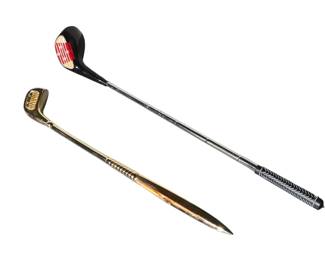 Miniature Golf Club and Letter Opener