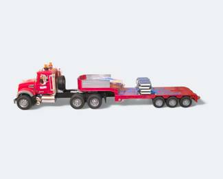 Bruder Mack Semi Truck with Trailer and Ramps