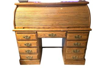 Vintage Roll Top Desk