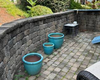 Large clay pots 