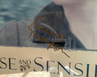 $499.00 - Emma Thompson signed poster from "Sense and Sensibility" - 33”x 50”