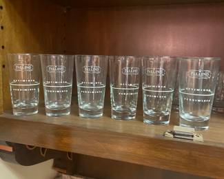 $64.00 - Vintage Pallino Optimist Pessimist Ottimista Pessimista Italian Glasses - Set of 6 - 