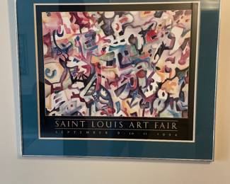 $125.00 - Chris CornettSt. Louis Clayton Art Fair Signed Framed Artwork