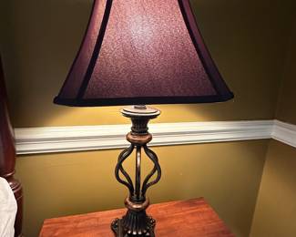 $40.00/Each - French Style Black Shade Table Lamp 