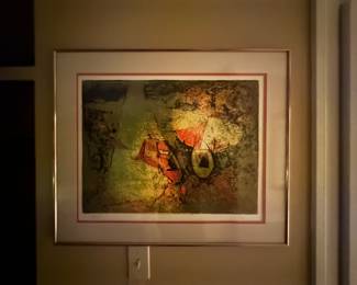 $89.00 - Lithograph by Hoi number 141 of 2145 - 24” x 29”