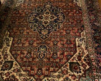 $1200 Antique Persian Tabriz hand knotted wool carpet from Iran 6'4"&9'4"