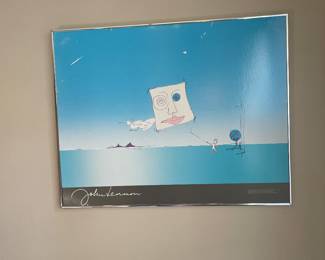 $49.00 - John Lennon Poster - Some Scratches - 28” x 22”