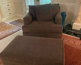 $195.00 - Bauhaus Oversize Chair and Ottoman 