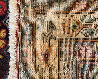 $795.00 Persian Hand Woven Bijar "The Iron Rug" hall runner12’&4’7