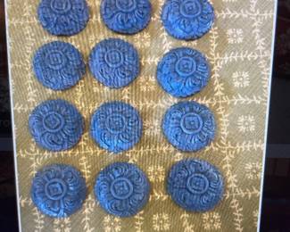 $132.00 - 12 Solid Hardwood carved Round Rosette -7.5" 