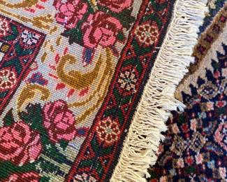 $495.00 hand knotted Persian Bijar carpet circa 1970
4”10”&5’8”
