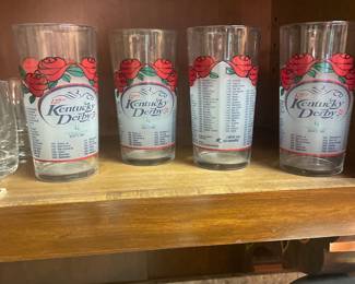 $19.00 - Vintage Kentucky Derby 2001 127th Mint Julep Beverage Glass Churchill Downs - Set of 4 - 